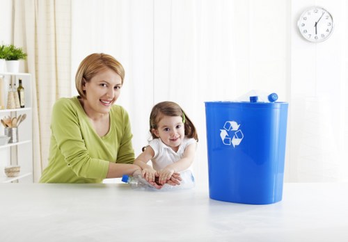 Different types of construction waste materials